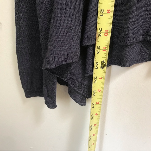 Eileen Fisher Organic Linen Lightweights Crew A Line Minimalist Oversized Hem L - Picture 13 of 13
